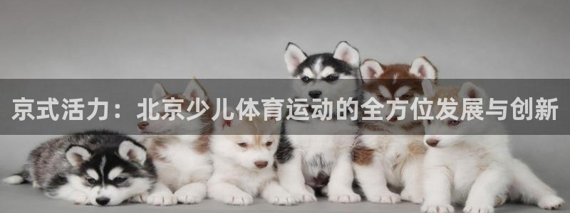 球速体育：京式活力：北京少儿体育运动的全方位发展与创新